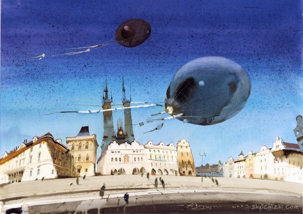 Alexander Votsmush水彩插画554