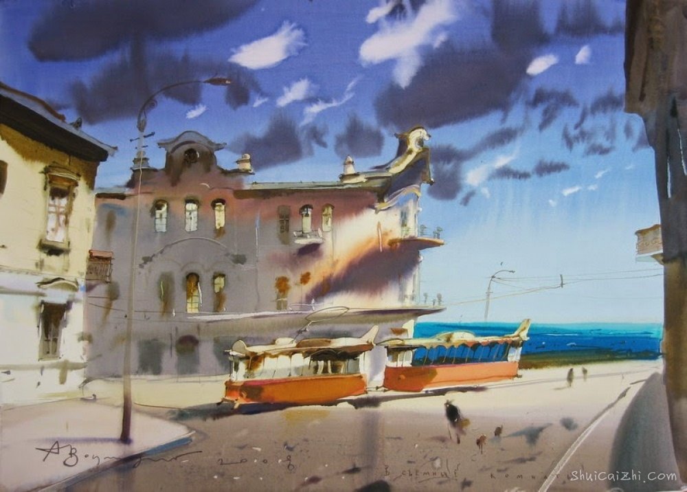 Alexander Votsmush水彩插画558