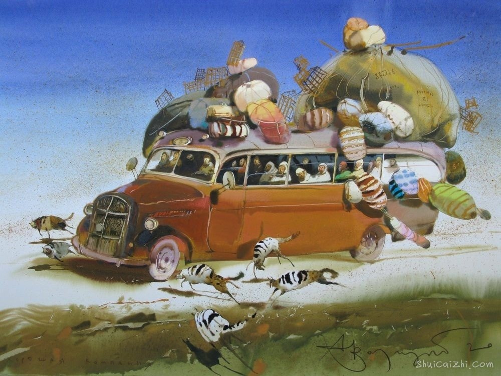 Alexander Votsmush水彩插画559