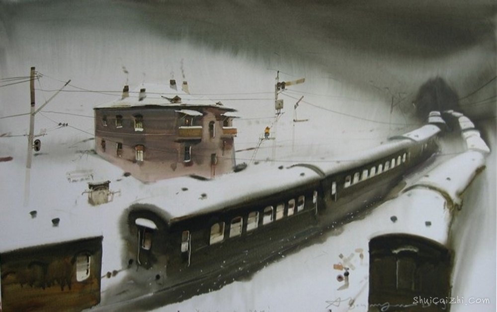 Alexander Votsmush水彩插画611