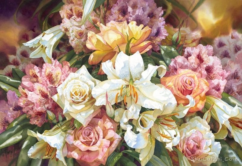 水彩画家达里尔特洛特Darryl Trott