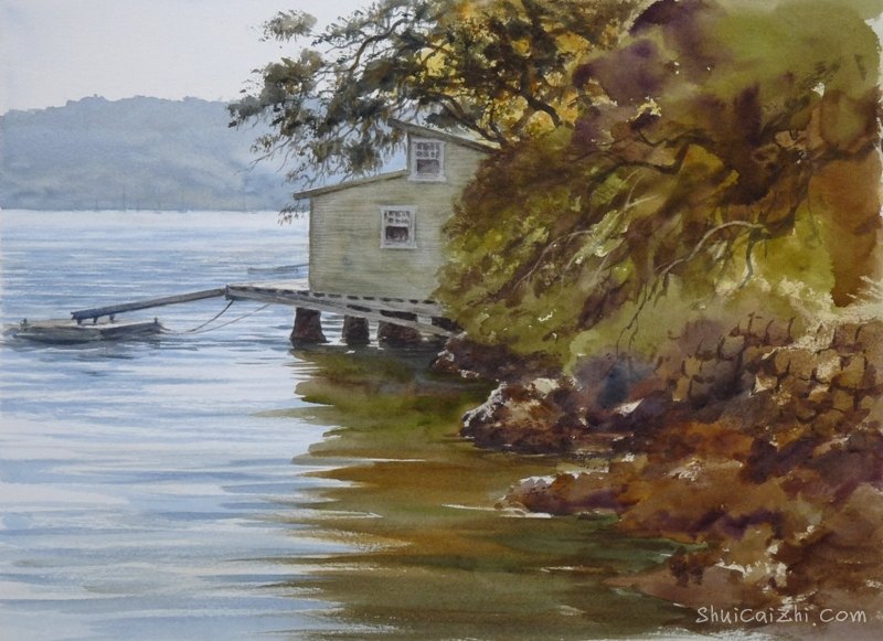 Guy Troughton自然类水彩作品5723