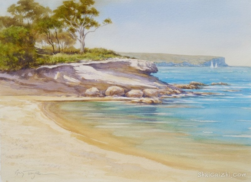 Guy Troughton自然类水彩作品5743