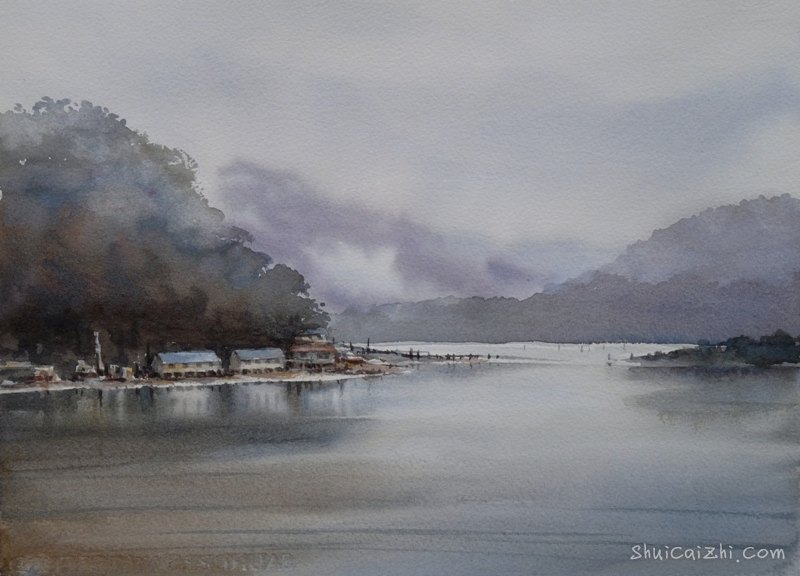 Guy Troughton自然类水彩作品6160