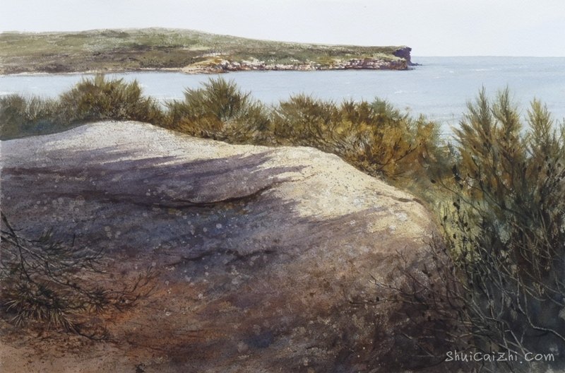 Guy Troughton自然类水彩作品8040