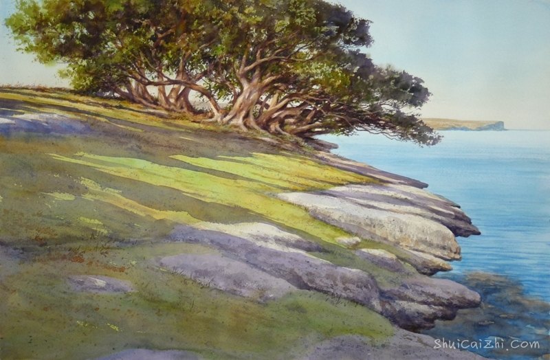 Guy Troughton自然类水彩作品8194