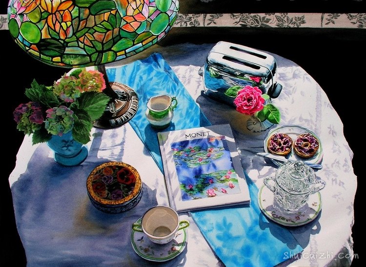 John Bayalis光影写实水彩画597044