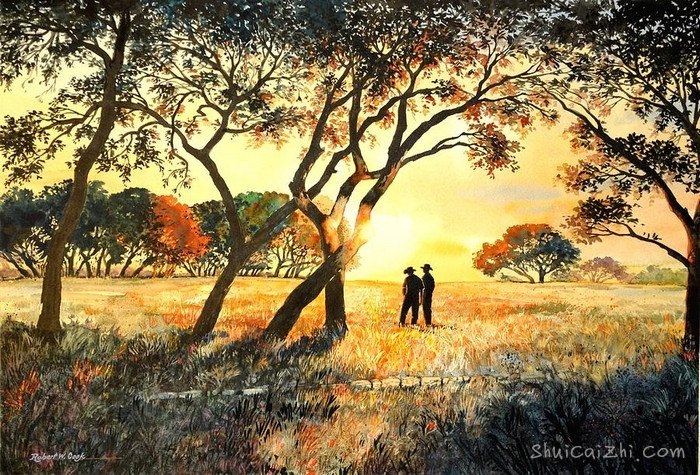 美国 Robert W. Cook 的风景画欣赏  5518