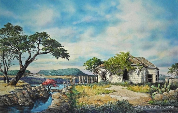 美国 Robert W. Cook 的风景画欣赏  5577