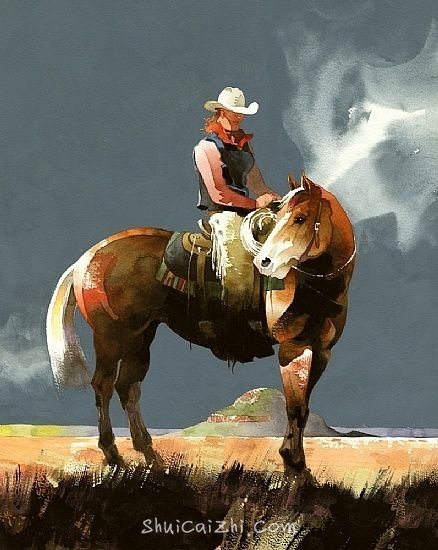 唐.韦勒 犹他牛仔系列作品