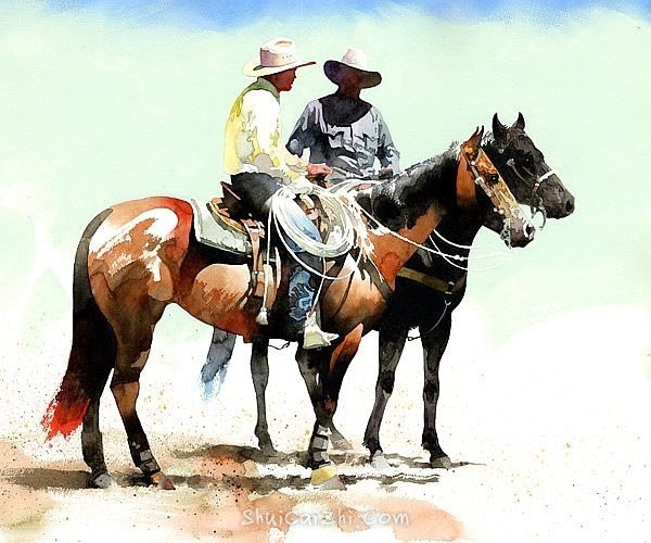 唐.韦勒 犹他牛仔系列作品