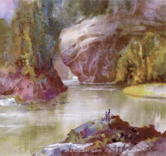 李剑晨大师水彩画欣赏1136033006021481951