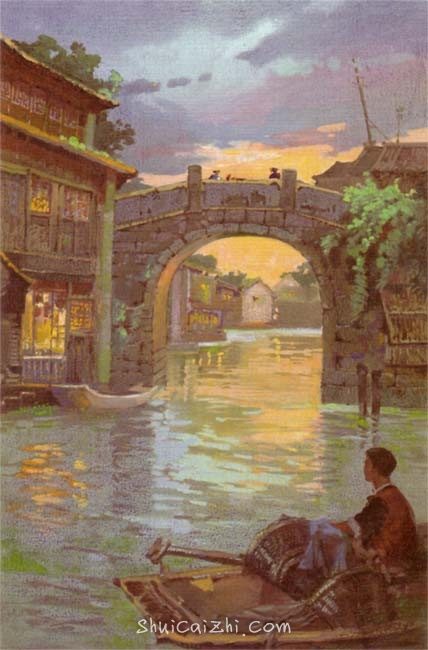 李剑晨大师水彩画欣赏1813543275047210765