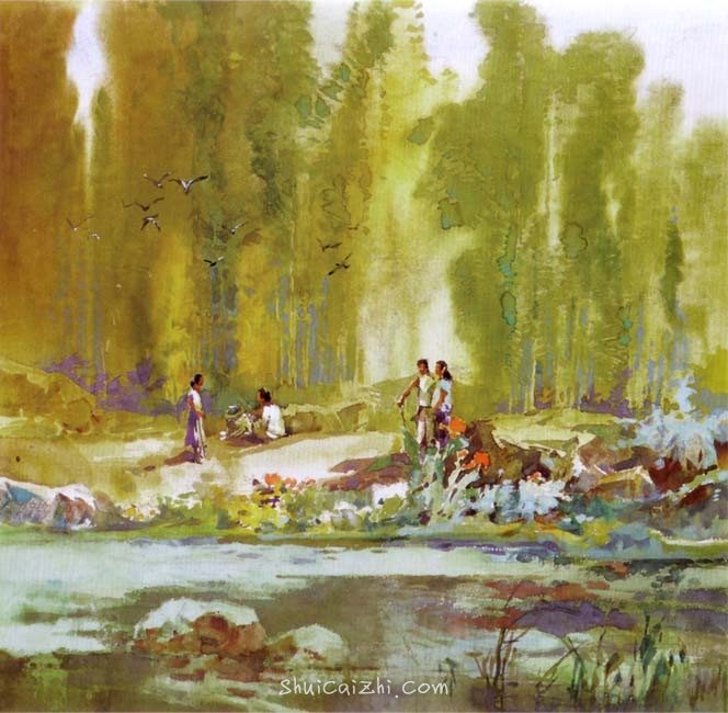 李剑晨大师水彩画欣赏1862801395971341934