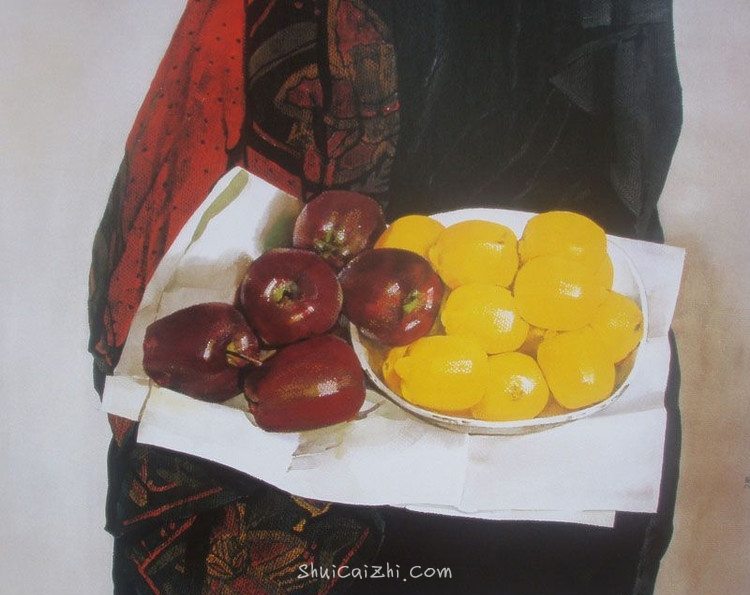 刘寿祥写实静物水彩画