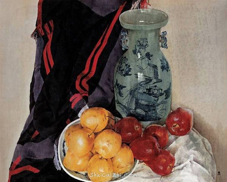 刘寿祥写实静物水彩画