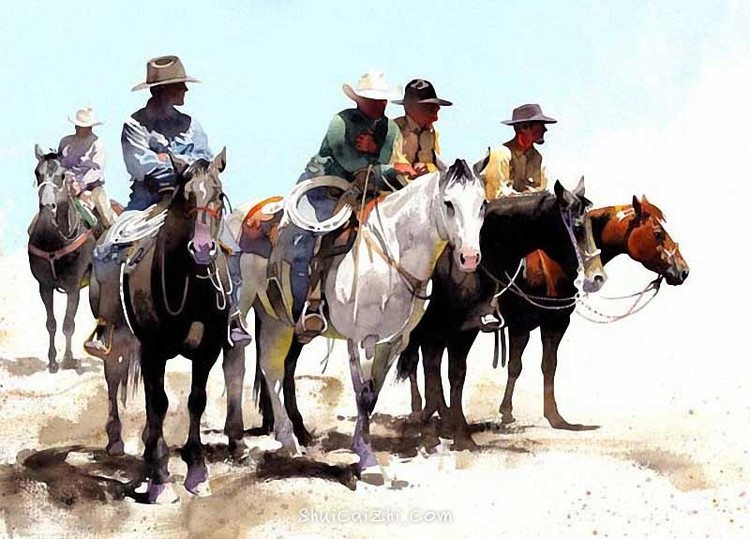 唐.韦勒 犹他牛仔系列作品