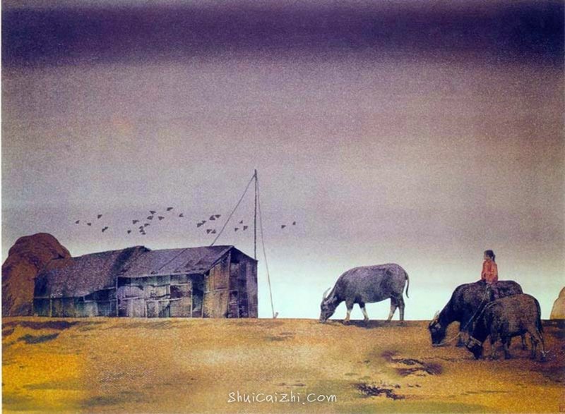 刘寿祥水彩风景画作品39