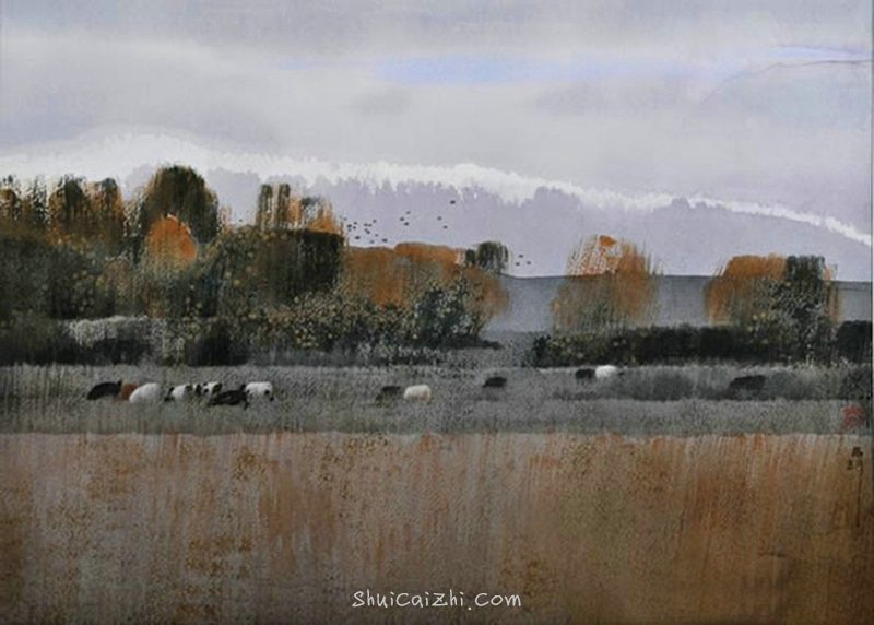 刘寿祥水彩风景画作品40