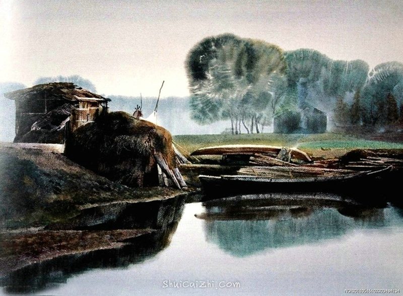 刘寿祥水彩风景画作品43