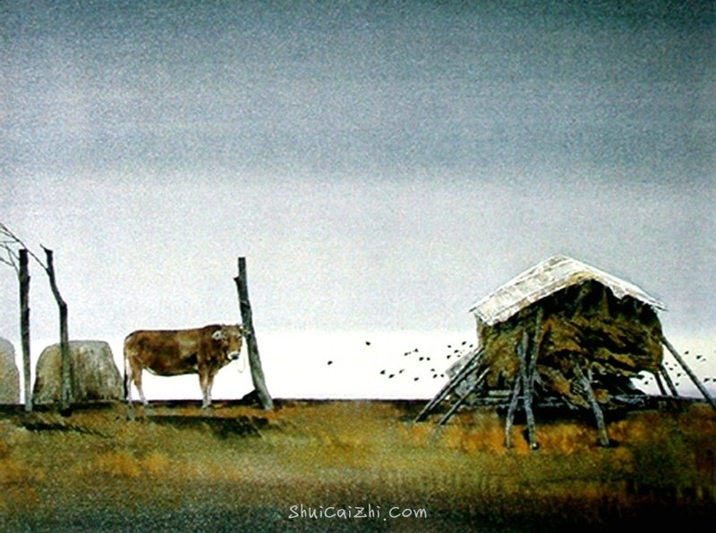 刘寿祥水彩风景画作品47