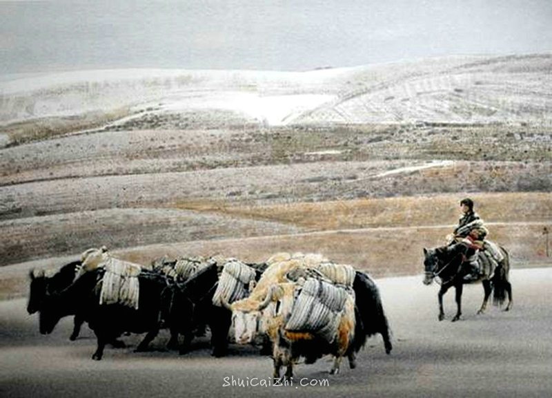 刘寿祥水彩风景画作品50