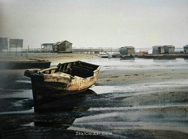 刘寿祥水彩风景画作品55