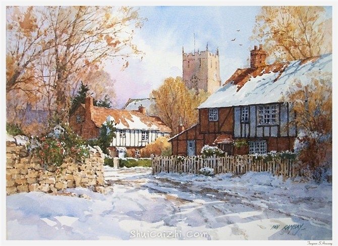 Ian Ramsay伊恩.拉姆齐水彩画作品2f89836690