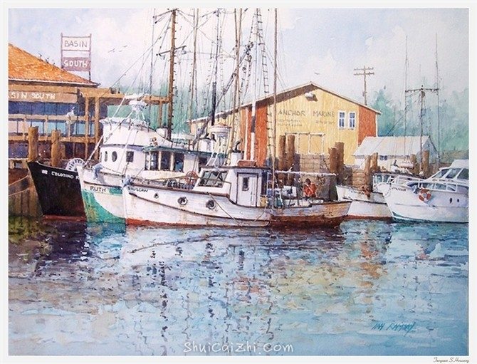 Ian Ramsay伊恩.拉姆齐水彩画作品316a163690