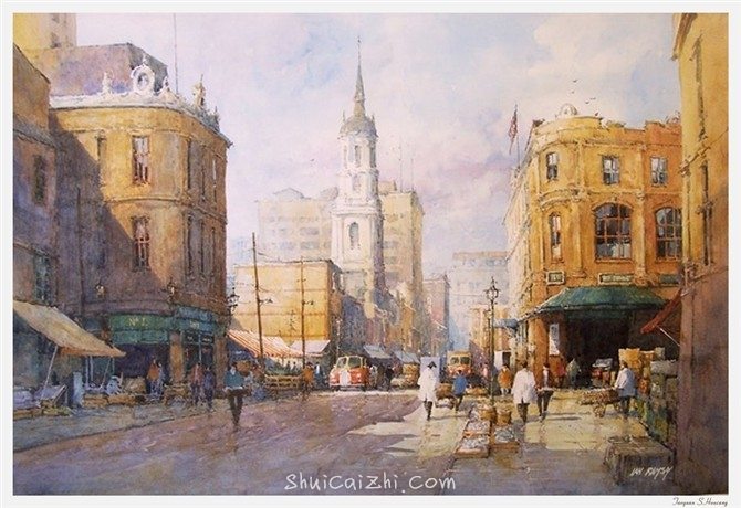 Ian Ramsay伊恩.拉姆齐水彩画作品3a06036690