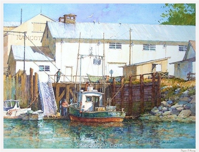 Ian Ramsay伊恩.拉姆齐水彩画作品630f4be690