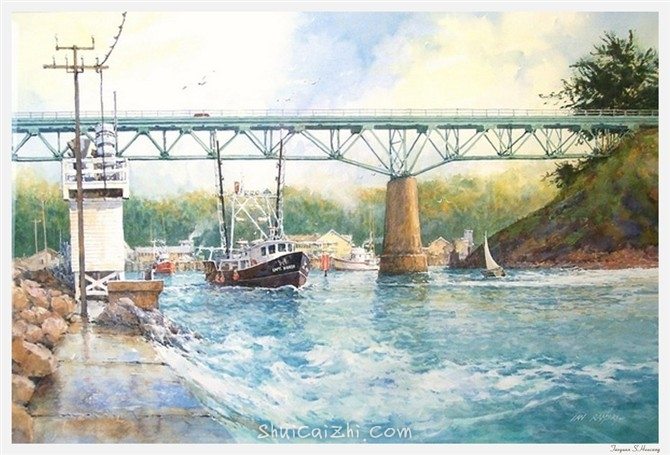 Ian Ramsay伊恩.拉姆齐水彩画作品bb2e700690