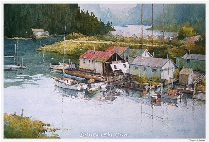 Ian Ramsay伊恩.拉姆齐水彩画作品be6bd14690