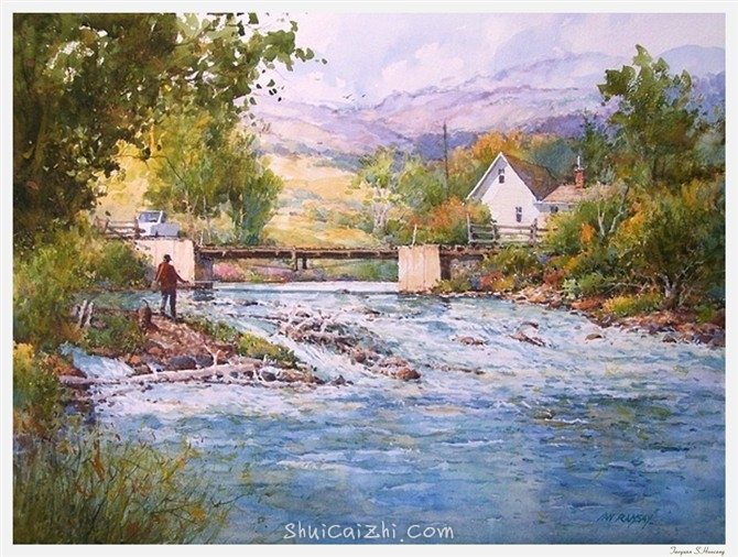 Ian Ramsay伊恩.拉姆齐水彩画作品