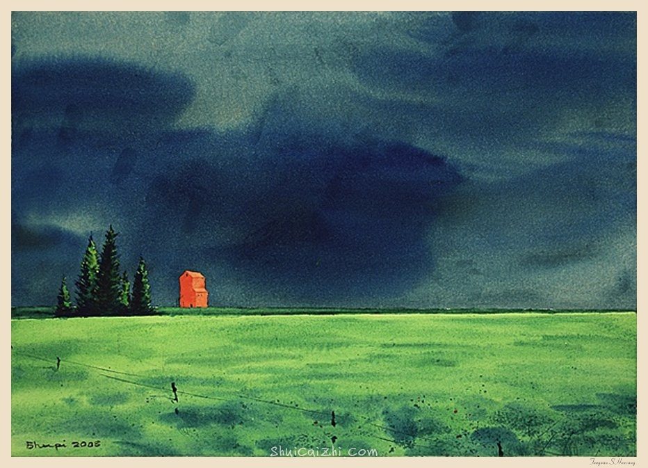 Jathedar的唯美风景水彩画 