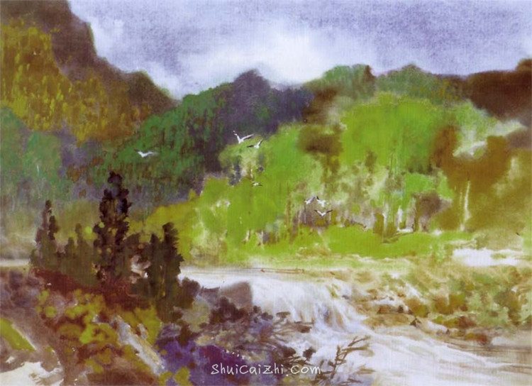 李剑晨大师水彩画欣赏832321506233911367