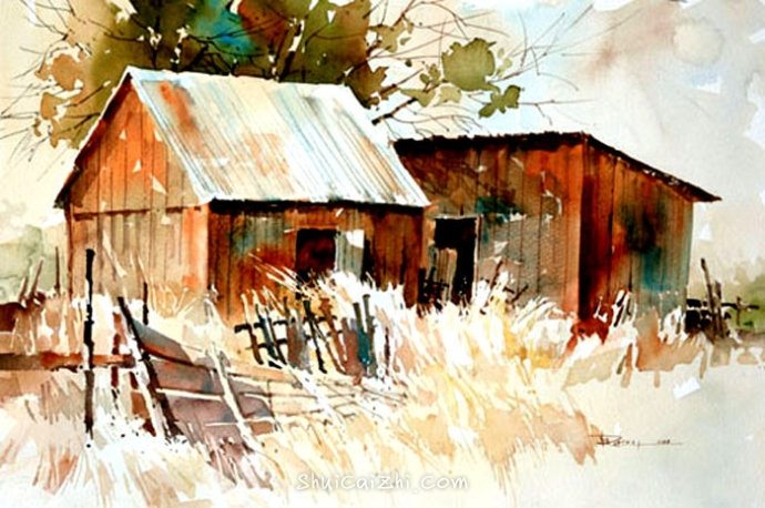 美国卡尔·普赛尔(Carl Purcell)风景画5df677aa5690