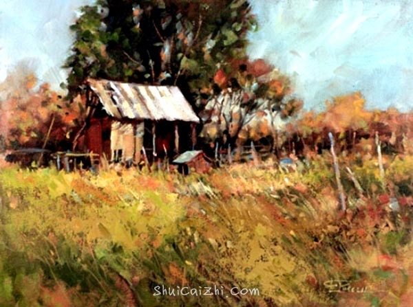 美国卡尔·普赛尔(Carl Purcell)风景画6085a4899690