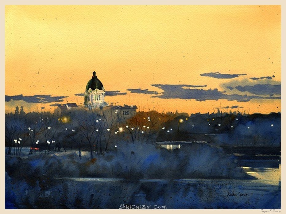 Jathedar的唯美风景水彩画 