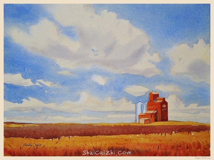 Jathedar的唯美风景水彩画 