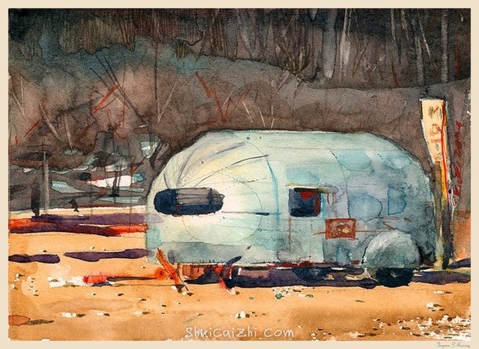 Jathedar的唯美风景水彩画 