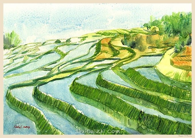 Jathedar的唯美风景水彩画 