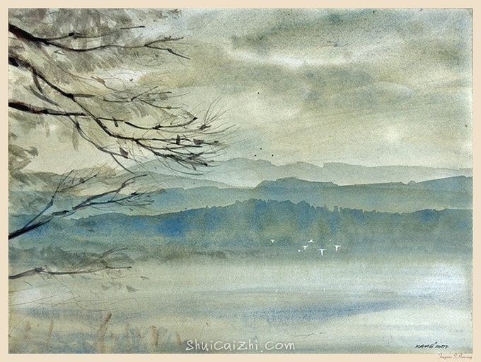 Jathedar的唯美风景水彩画 