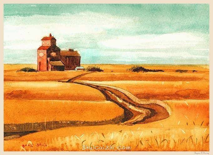 Jathedar的唯美风景水彩画 