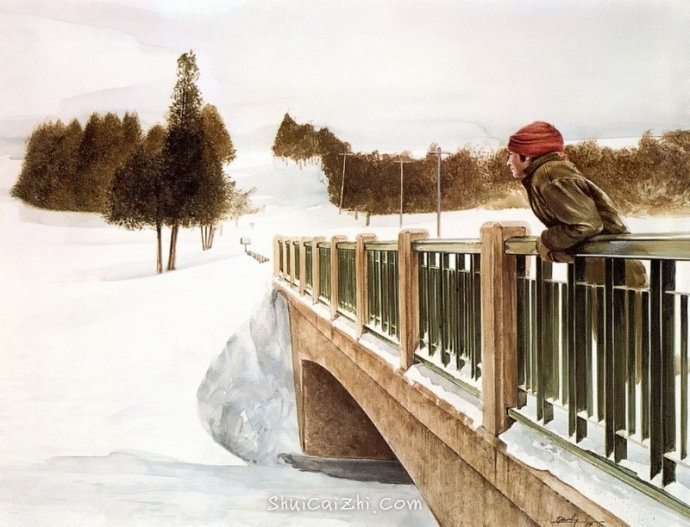 加拿大水彩画家 Ken Dandy 肯-丹尼