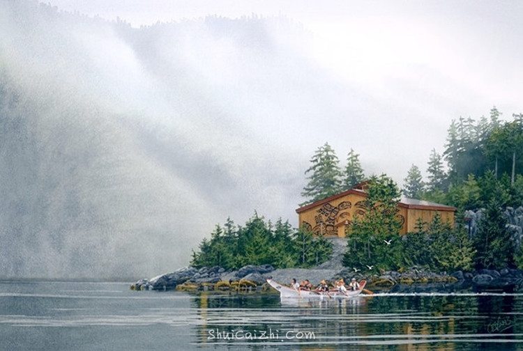 卡罗尔-埃文斯Carol Evans的水彩画