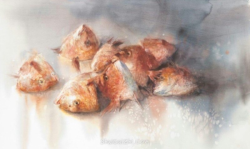 永山裕子静物水彩画作品欣赏之一