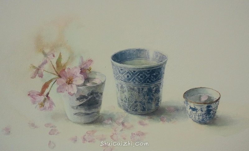 永山裕子静物水彩画作品欣赏之一