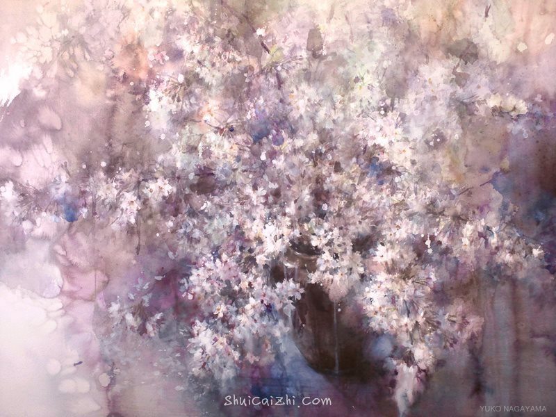 永山裕子静物水彩画作品欣赏之一