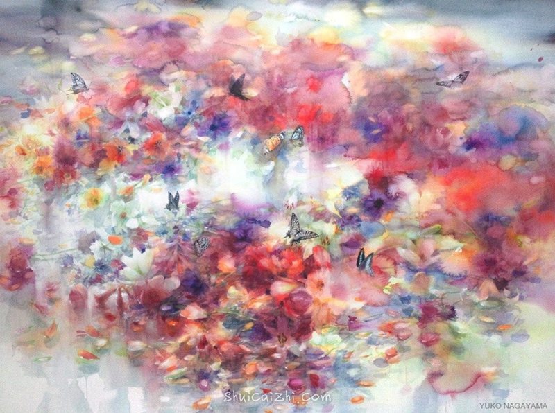 永山裕子静物水彩画作品欣赏之一